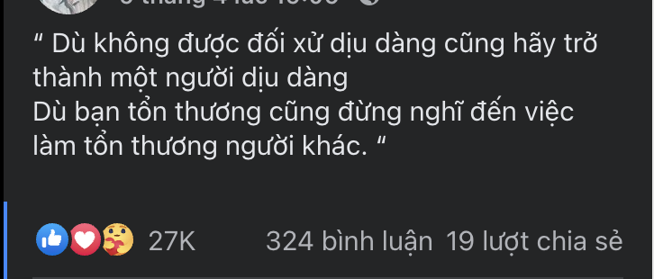 Hot tiktoker Khánh Huyền và dòng trạng thái gây chú ý. Ảnh: Facebook