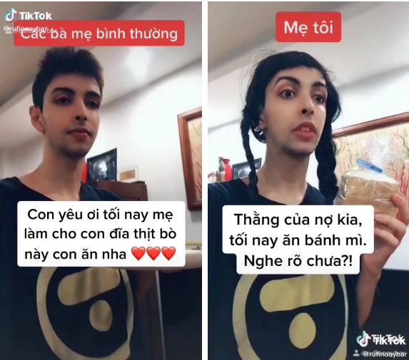 Nam thần Tiktoker Rufino Aybar gây chú ý với loạt video hài hước, dí dỏm. Ảnh chụp màn hình