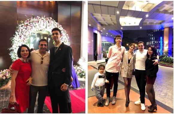 Gia đình nhỏ hạnh phúc của Rufino Aybar. Ảnh: Internet