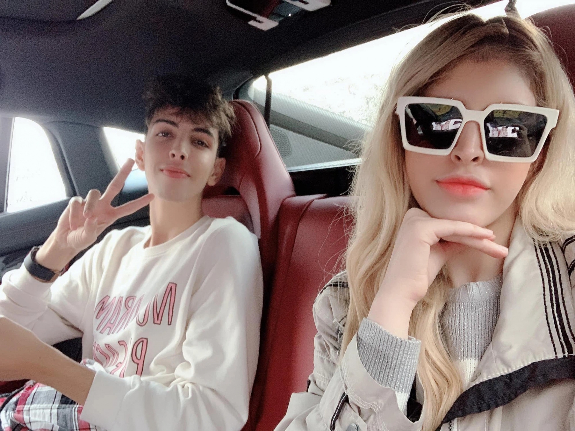 Nam thần Tiktoker Rufino Aybar- và chị gái An Tây. Ảnh: Internet