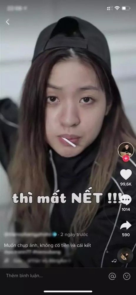 Những lần cô nàng để mặt mộc khiến nhiều người 'ngã ngửa'. Ảnh: Tiktok