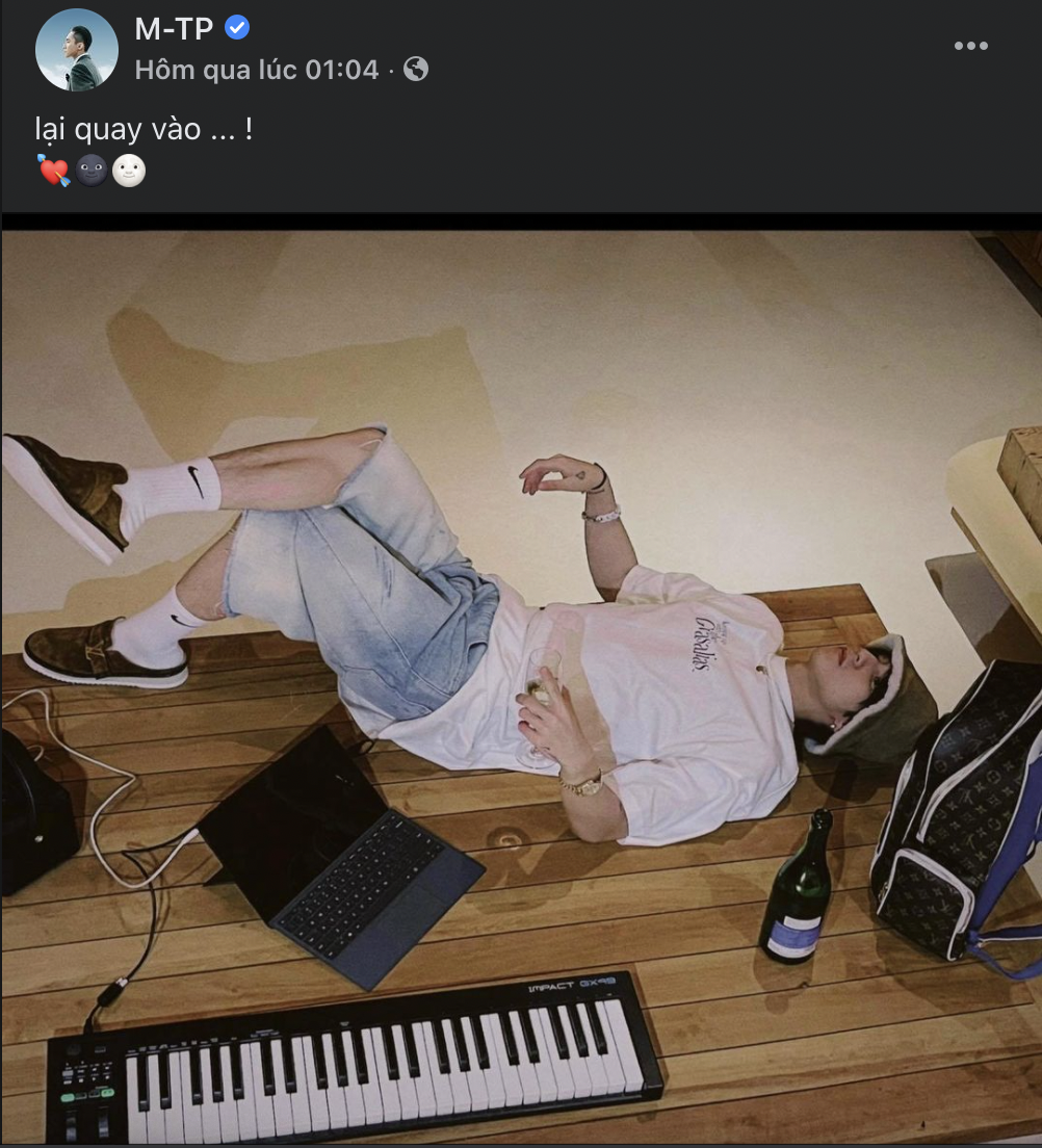 Trước đó Sơn Tùng đã liên tục nhá hàng với kế hoạch comeback của mình. Ảnh: Facebook