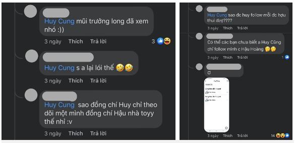 Động thái của Huy Cung khiến dân tình không khỏi chất vấn. Ảnh: Facebook Động thái của Huy Cung khiến dân tình không khỏi chất vấn. Ảnh: Facebook