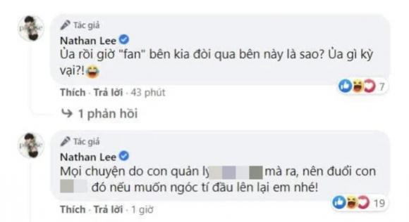 Nathan Lee liên tục khiêu khích trên trang cá nhân. Ảnh: Facebook Nathan Lee liên tục khiêu khích trên trang cá nhân. Ảnh: Facebook
