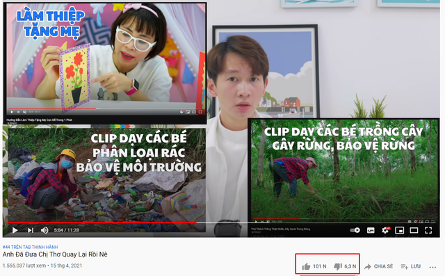 Vừa mới 'hiện hồn' trên Youtube, video của Thơ Nguyễn đã nhận về nghìn lượt dislike - Ảnh 3 Vừa mới 'hiện hồn' trên Youtube, video của Thơ Nguyễn đã nhận về nghìn lượt dislike - Ảnh 3