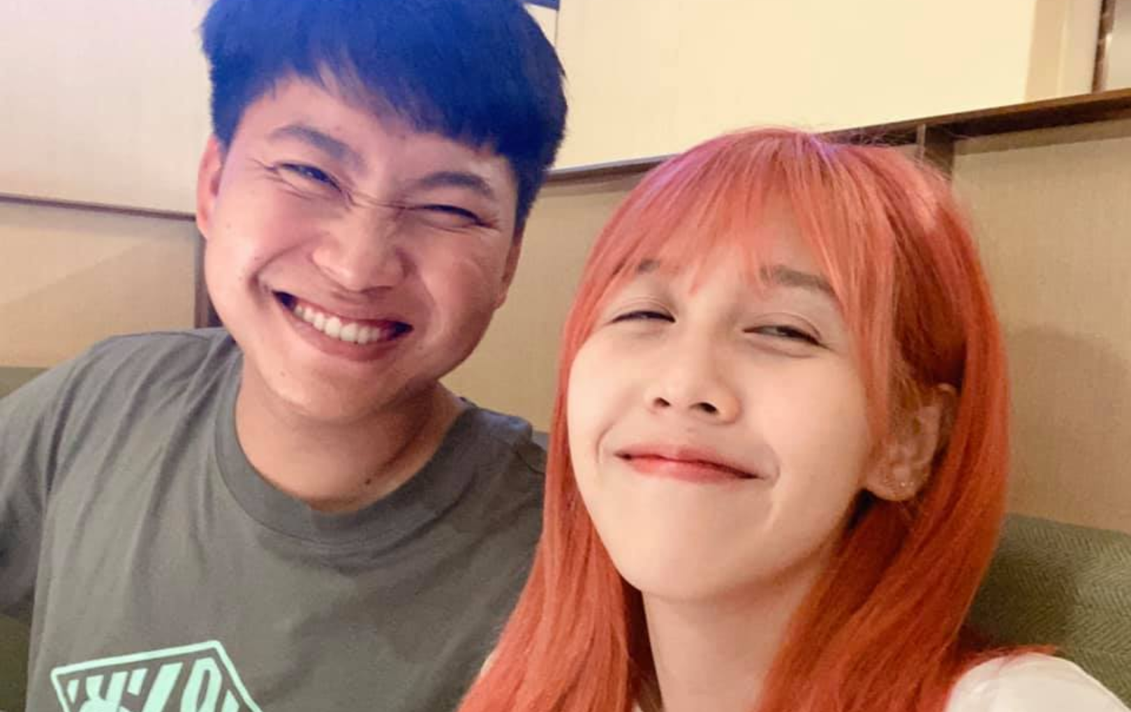 Mũi trưởng Long và Hậu Hoàng thường xuyên lộ hint yêu đương. Ảnh: Internet