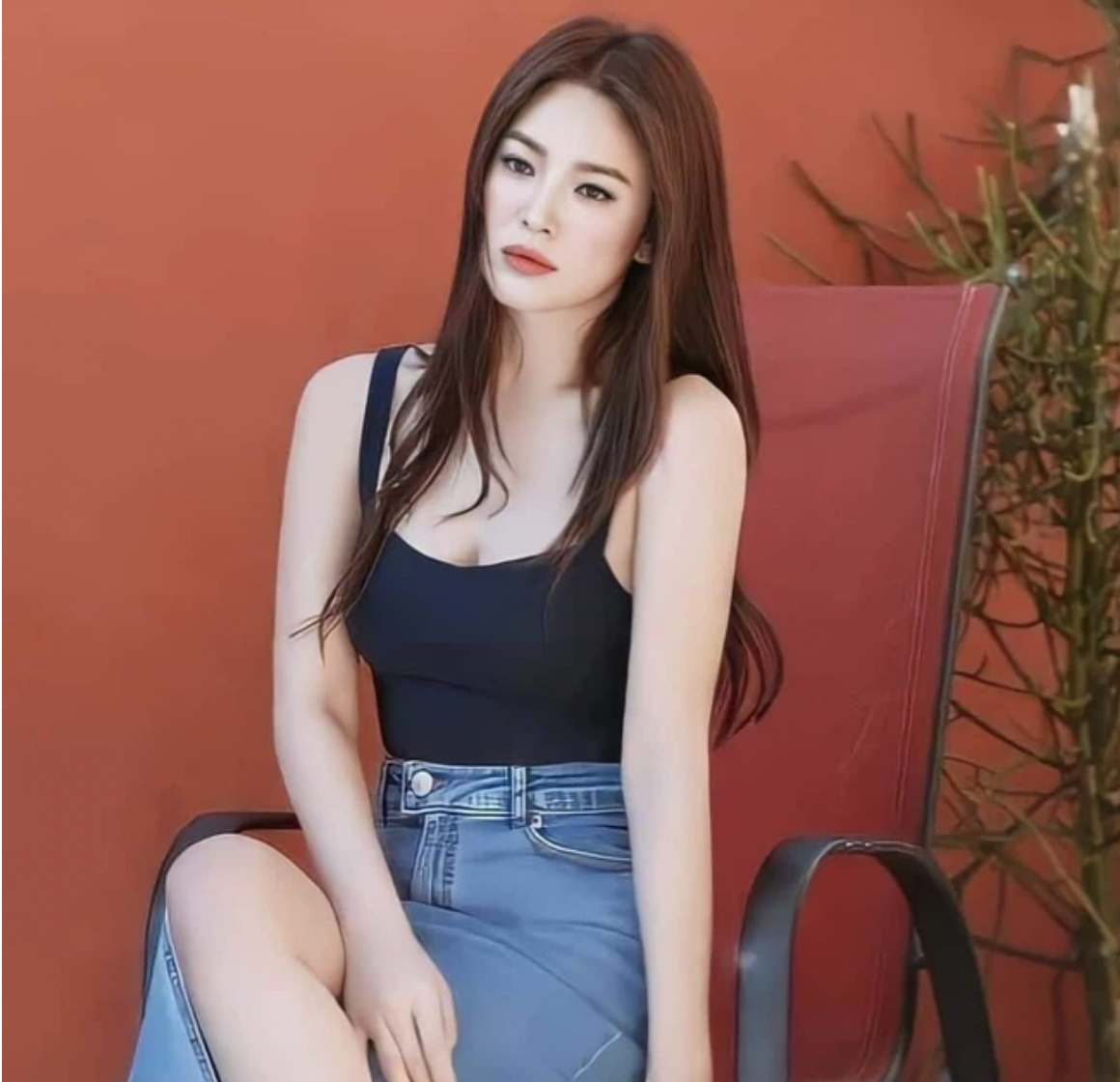 Những lần diện váy hai dây giúp Song Hye Kyo khoe trọn được bờ vai thon gọn của mình. Ảnh: Internet Những lần diện váy hai dây giúp Song Hye Kyo khoe trọn được bờ vai thon gọn của mình. Ảnh: Internet