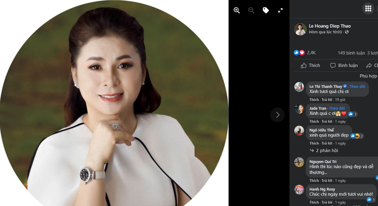 Lê Hoàng Diệp Thảo tái xuất hậu ly hôn, nhan sắc mặn mà gây chú ý 2 Lê Hoàng Diệp Thảo tái xuất hậu ly hôn, nhan sắc mặn mà gây chú ý 2