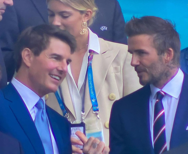 'Đổ bộ' chung kết Euro 2020, 'vựa nhan sắc' David Beckham và Tom Cruise gây sốt 7