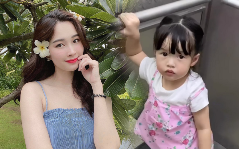 Hoa hậu Đặng Thu Thảo hiếm hoi khoe hình ảnh ái nữ đầu lòng trên trang cá nhân. Ảnh: Internet Hoa hậu Đặng Thu Thảo hiếm hoi khoe hình ảnh ái nữ đầu lòng trên trang cá nhân. Ảnh: Internet