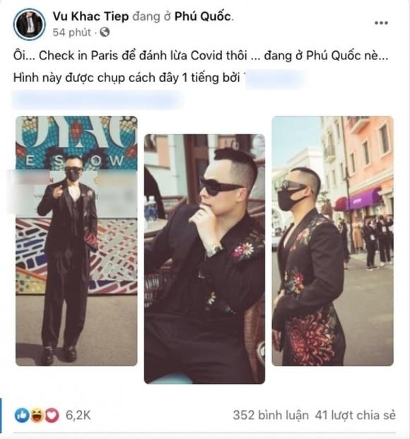 Những lần Vũ Khắc Tiệp bị réo gọi với mác 'Đại sứ cách ly'. Ảnh: Facebook Những lần Vũ Khắc Tiệp bị réo gọi với mác 'Đại sứ cách ly'. Ảnh: Facebook
