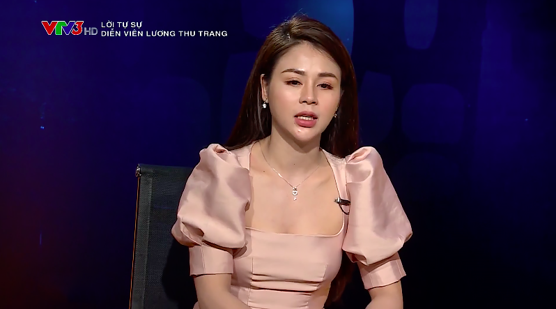 Lương Thu Trang xuất hiện trong chương trình Lời tự sự mới đây. Ảnh: Internet Lương Thu Trang xuất hiện trong chương trình Lời tự sự mới đây. Ảnh: Internet