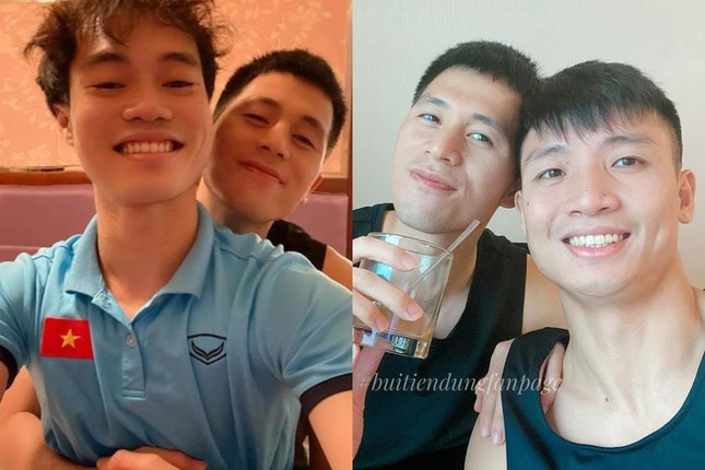 Trước đó Đình Trọng lại tình tứ cùng Văn Toàn thế này cơ mà. Ảnh: Facebook Trước đó Đình Trọng lại tình tứ cùng Văn Toàn thế này cơ mà. Ảnh: Facebook