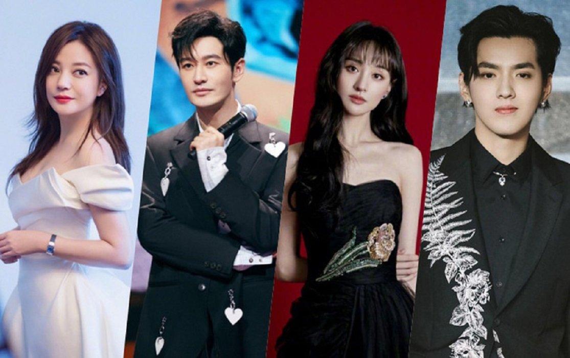 Hàng loạt những cái tên của làng giải trí Hoa Ngữ đã 'lọt lưới' thanh tẩy của cơ quan chức năng. Ảnh: Internet