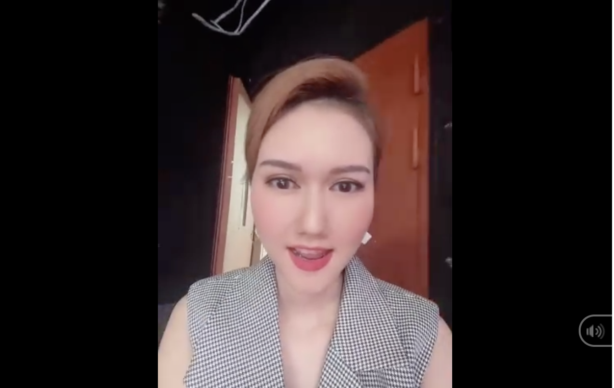 BTV Hương Giang và đoạn clip bóc mẽ đồng nghiệp. Ảnh chụp từ clip