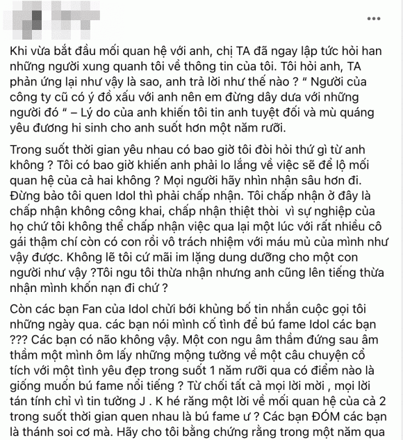 T.V người từng tố cáo Jack có động thái mới. Ảnh: Facebook T.V người từng tố cáo Jack có động thái mới. Ảnh: Facebook