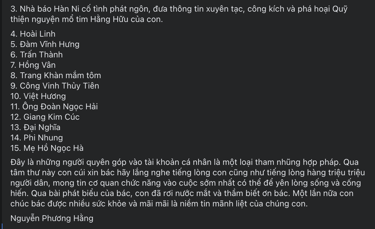 Bà Phương Hằng bất ngờ tái xuất giữa đêm sau khi tuyên bố 'dừng cuộc chơi', động thái gây chú ý 3 Bà Phương Hằng bất ngờ tái xuất giữa đêm sau khi tuyên bố 'dừng cuộc chơi', động thái gây chú ý 3