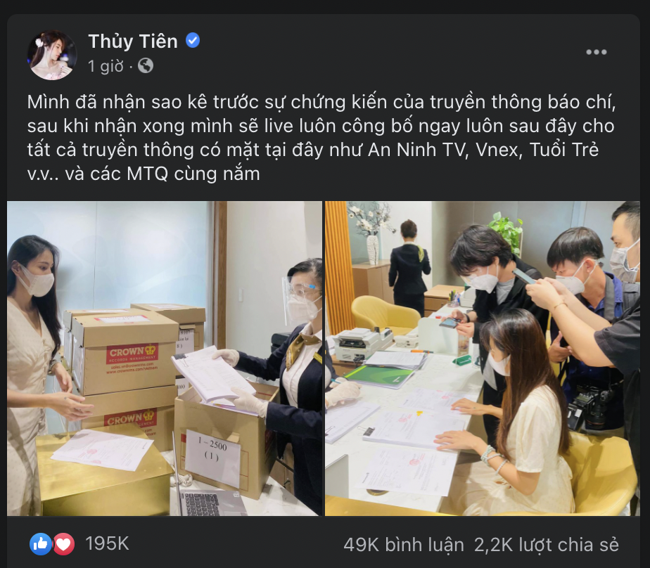 Thuỷ Tiên và Công Vinh livestream sao kê trực tiếp tại ngân hàng, đưa ra tuyên bố đanh thép 1 Thuỷ Tiên và Công Vinh livestream sao kê trực tiếp tại ngân hàng, đưa ra tuyên bố đanh thép 1