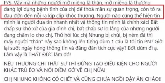 Xuân Lan 'dằn mặt' ai đó cực căng. Ảnh: Facebook Xuân Lan 'dằn mặt' ai đó cực căng. Ảnh: Facebook