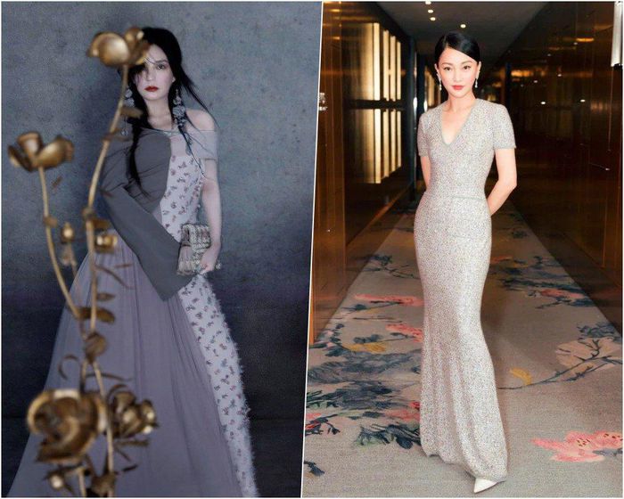 Triệu Vy và Châu Tấn đều là những nàng thơ của các nhà mốt đình đám. Ảnh: Internet Triệu Vy và Châu Tấn đều là những nàng thơ của các nhà mốt đình đám. Ảnh: Internet