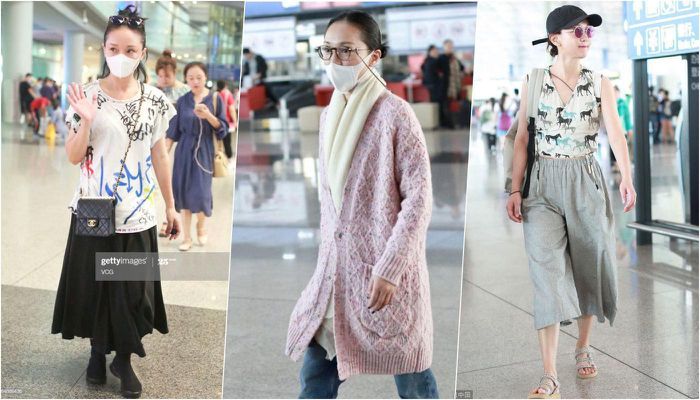 Những hình ảnh khó tin của Châu Tấn tại sân bay. Ảnh: Internet Những hình ảnh khó tin của Châu Tấn tại sân bay. Ảnh: Internet