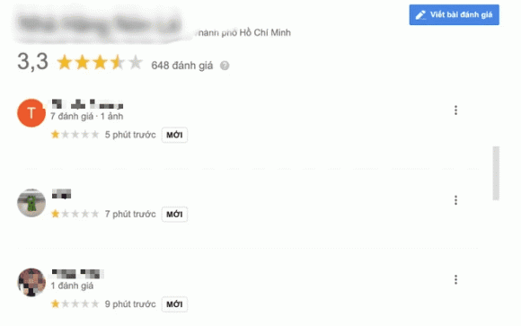 Ông 'trùm showbiz' hứng chịu cơn bão 1 sao trên Google sau khi bị bà Phương Hằng 'réo tên' 2 Ông 'trùm showbiz' hứng chịu cơn bão 1 sao trên Google sau khi bị bà Phương Hằng 'réo tên' 2