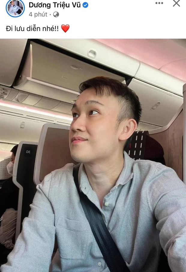 Dương Triệu Vũ thông báo sang Mỹ khiến nhiều người tò mò. Ảnh: Facebook Dương Triệu Vũ thông báo sang Mỹ khiến nhiều người tò mò. Ảnh: Facebook