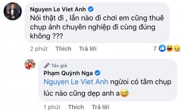 Khoe vòng 1 'tràn viền', Quỳnh Nga bất ngờ lộ hint yêu đương cực tình với Việt Anh 3