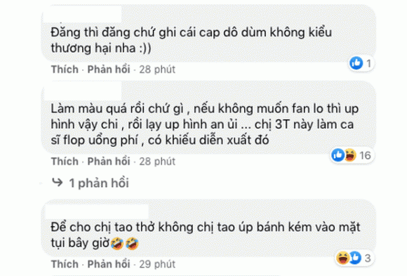 Hình ảnh Thiều Bảo Trâm đăng tải mới đây khiến những người hâm mộ không khỏi lo lắng, bị một bộ phận antifan công kích. Ảnh: Facebook Hình ảnh Thiều Bảo Trâm đăng tải mới đây khiến những người hâm mộ không khỏi lo lắng, bị một bộ phận antifan công kích. Ảnh: Facebook