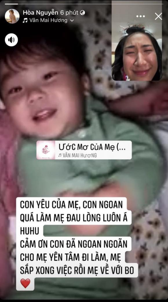 Đăng ảnh quý tử, Hòa Minzy không khỏi đau lòng vì điều này - Ảnh 1