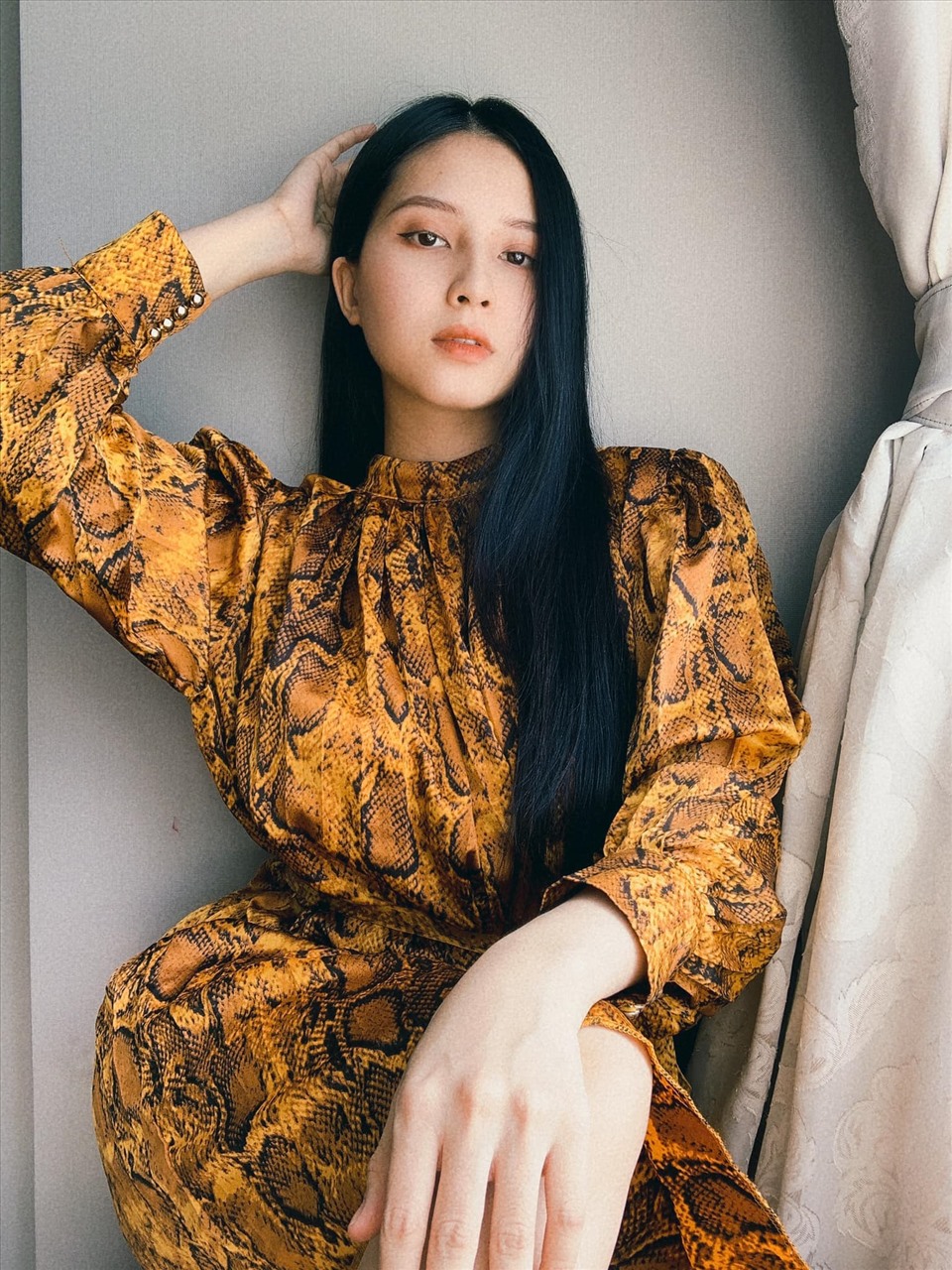 Thiên An ngày càng xinh đẹp và quyến rũ. Ảnh: Internet