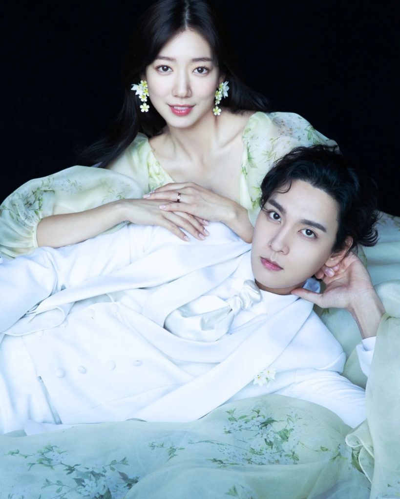 Hình ảnh cưới chưa từng được công bố của cặp đôi Park Shin Hye và Choi Tae Joon. Ảnh: Sohu Hình ảnh cưới chưa từng được công bố của cặp đôi Park Shin Hye và Choi Tae Joon. Ảnh: Sohu