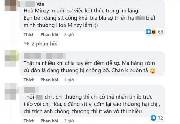 MC Hoàng Oanh khiến dân tình phẫn nộ khi đăng đàn an ủi Hòa Minzy 4