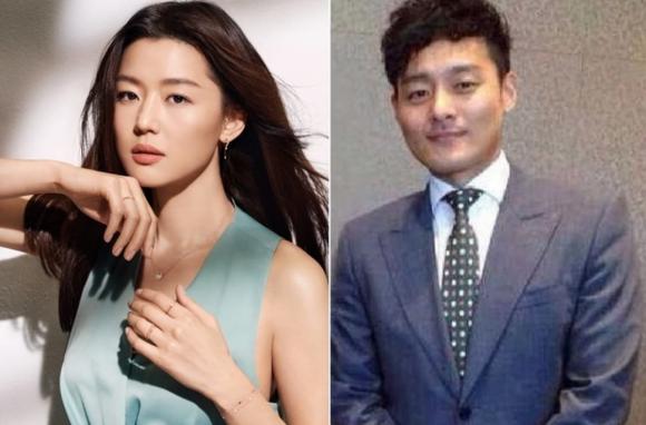 Mợ chảnh Jun Ji Hyun cùng ông xã. Ảnh: Internet Mợ chảnh Jun Ji Hyun cùng ông xã. Ảnh: Internet
