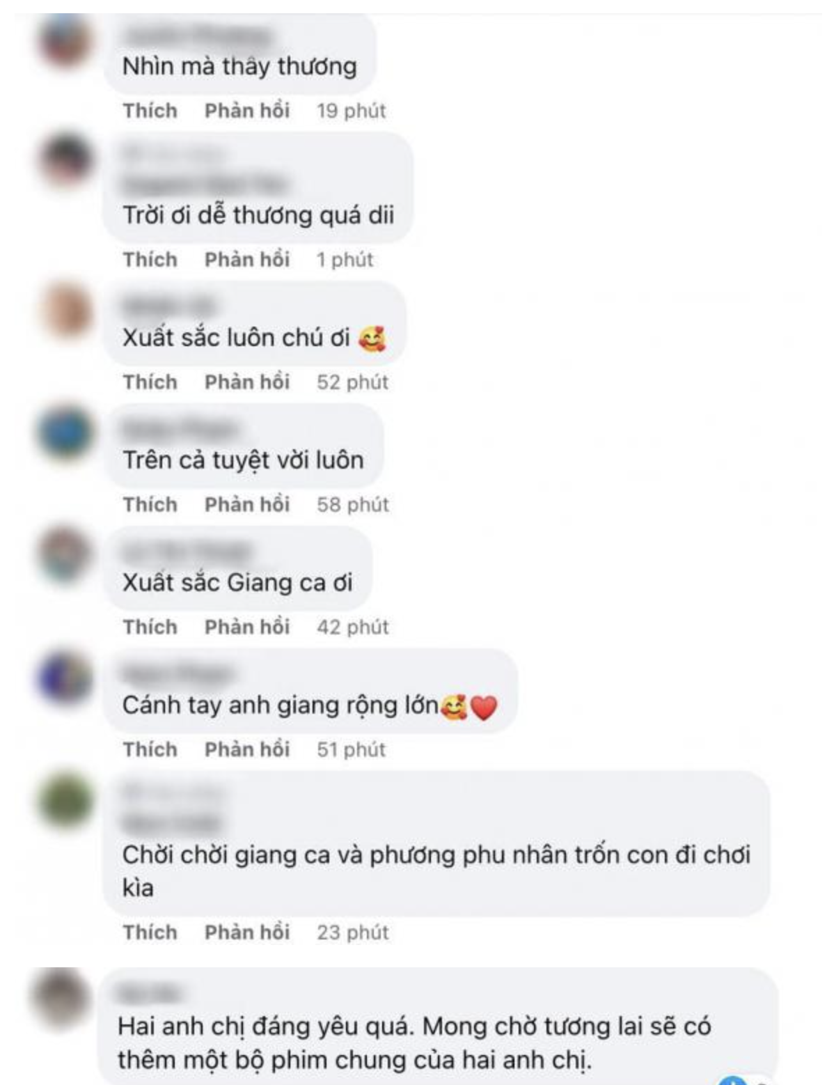 Dân tình phấn khích với màn thả cẩu lương của cả hai. Ảnh: Facebook