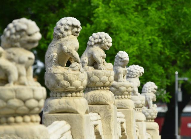 Trong Tử Cấm Thành hiện có 34 con sư tử đá. Ảnh: Internet Trong Tử Cấm Thành hiện có 34 con sư tử đá. Ảnh: Internet