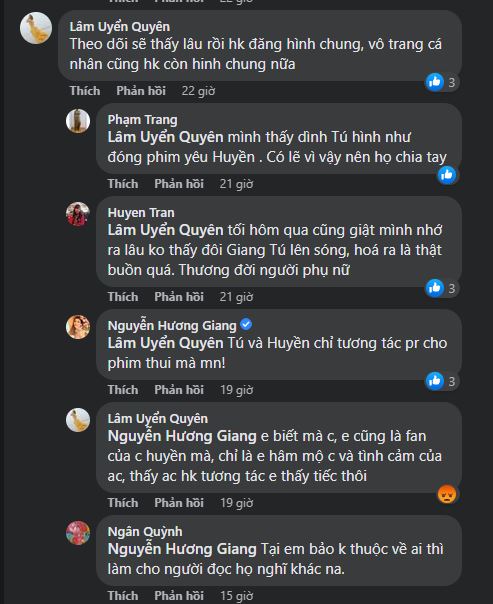 Dân tình đặt ra nhiều nghi vấn sau động thái khác lạ của nữ diễn viên Hương Giang trên trang cá nhân. Ảnh: Facebook Dân tình đặt ra nhiều nghi vấn sau động thái khác lạ của nữ diễn viên Hương Giang trên trang cá nhân. Ảnh: Facebook
