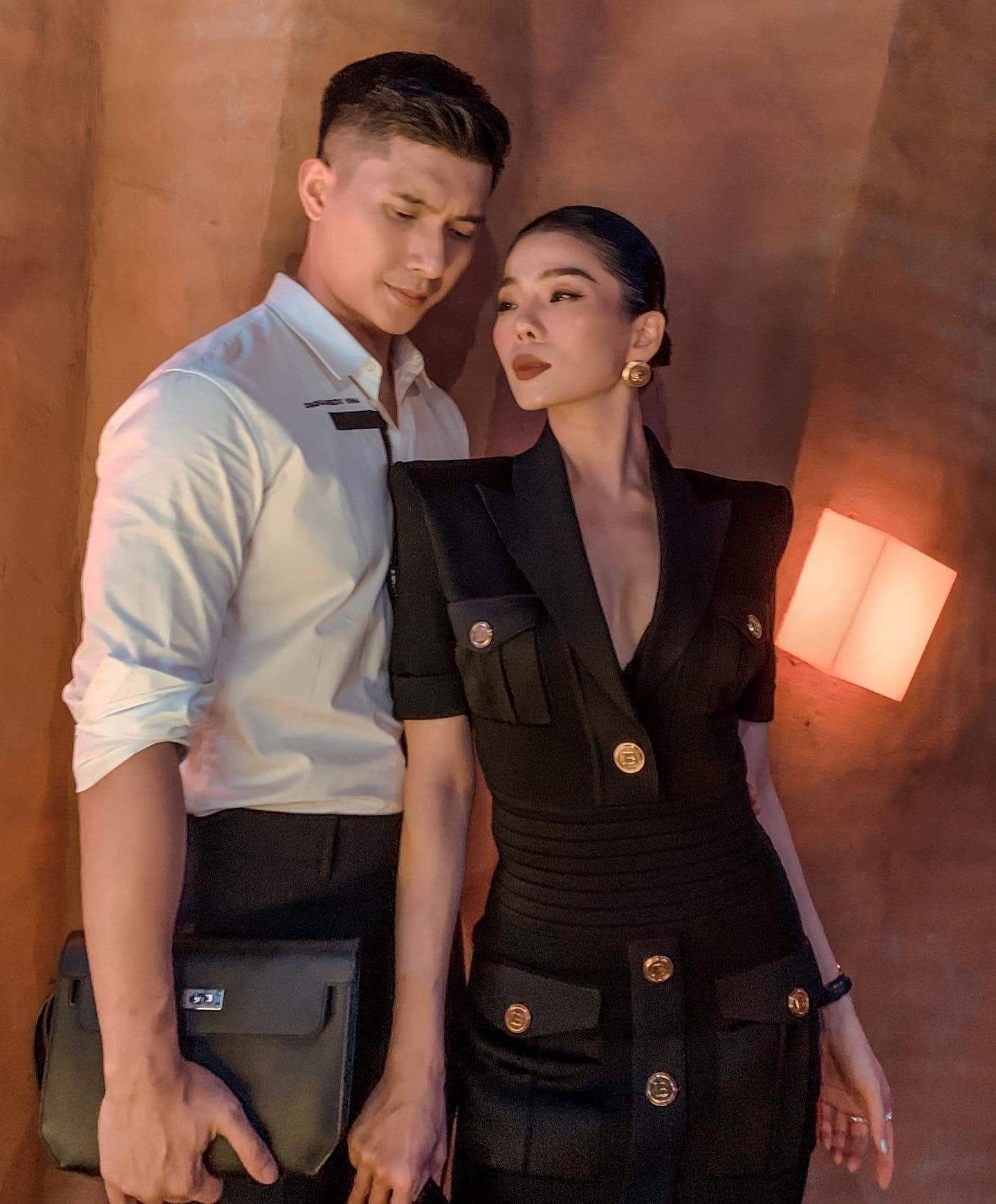 Lệ Quyên và tình trẻ Lâm Bảo Châu. Ảnh: Internet