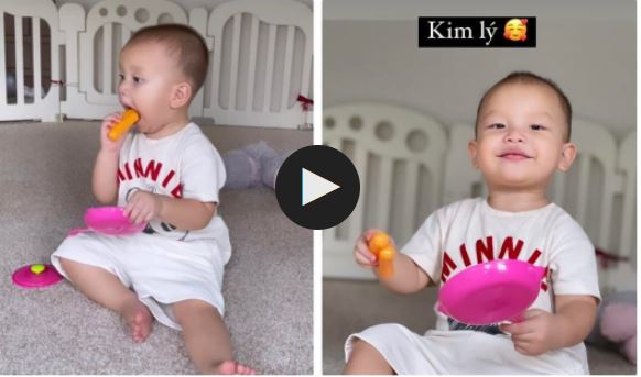 Những khoảnh khắc vô cùng hài hước của Leon và Lisa được Hồ Ngọc Hà đăng tải thu hút sự chú ý của nhiều người. Ảnh chụp màn hình