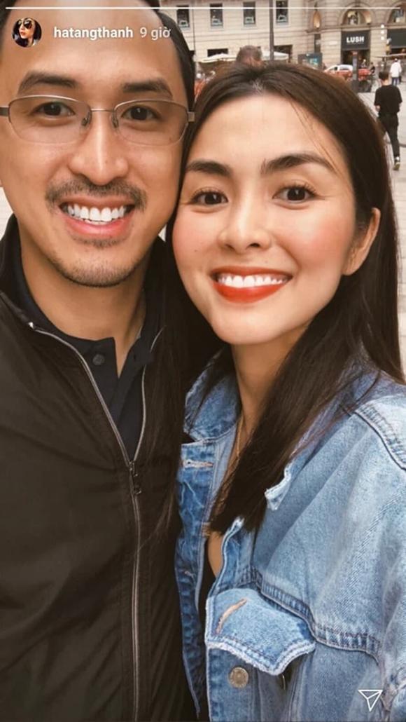 Tăng Thanh Hà và ông xã Louis Nguyễn. Ảnh: Internet