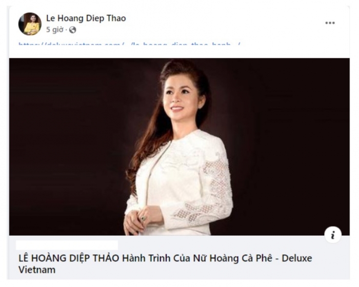 Lê Hoàng Diệp Thảo tiết lộ kế hoạch dài hơi của mình. Ảnh: Facebook Lê Hoàng Diệp Thảo tiết lộ kế hoạch dài hơi của mình. Ảnh: Facebook