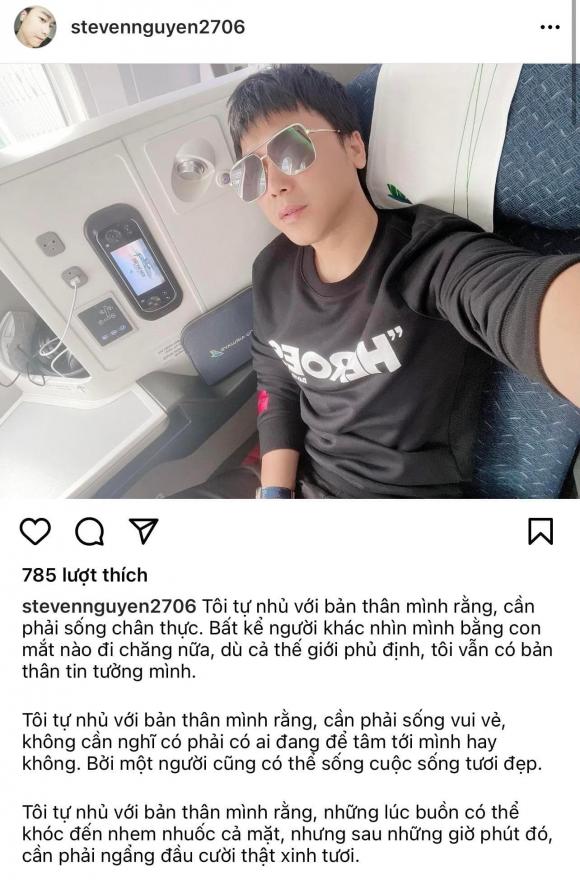 Bạn trai cũ của Hòa Minzy thường xuyên cập nhật hình ảnh cá nhân hậu chia tay. Ảnh: Instagram Bạn trai cũ của Hòa Minzy thường xuyên cập nhật hình ảnh cá nhân hậu chia tay. Ảnh: Instagram