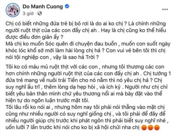 Trước đó, NTK Đỗ Mạnh Cường cũng đã có một bức tâm thư khá dài để đáp trả lại những bình luận kém duyên của dân tình. Ảnh: Facebook Trước đó, NTK Đỗ Mạnh Cường cũng đã có một bức tâm thư khá dài để đáp trả lại những bình luận kém duyên của dân tình. Ảnh: Facebook