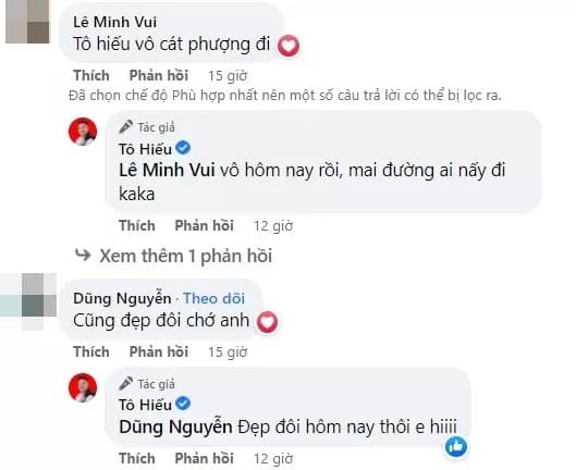 Màn thả thính của nam nhạc sĩ với Cát Phượng được dân tình 'đẩy thuyền' kịch liệt. Ảnh: Facebook Màn thả thính của nam nhạc sĩ với Cát Phượng được dân tình 'đẩy thuyền' kịch liệt. Ảnh: Facebook