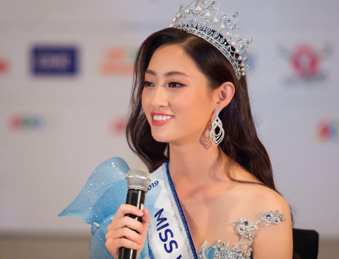 Nàng hậu Lương Thùy Linh. Ảnh: Internet Nàng hậu Lương Thùy Linh. Ảnh: Internet