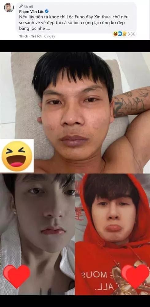 Lộc Fuho liên tục tự tin khẳng định nhan sắc của mình không hề thua kém bất kỳ ngôi sao nào. Ảnh: Facebook Lộc Fuho liên tục tự tin khẳng định nhan sắc của mình không hề thua kém bất kỳ ngôi sao nào. Ảnh: Facebook