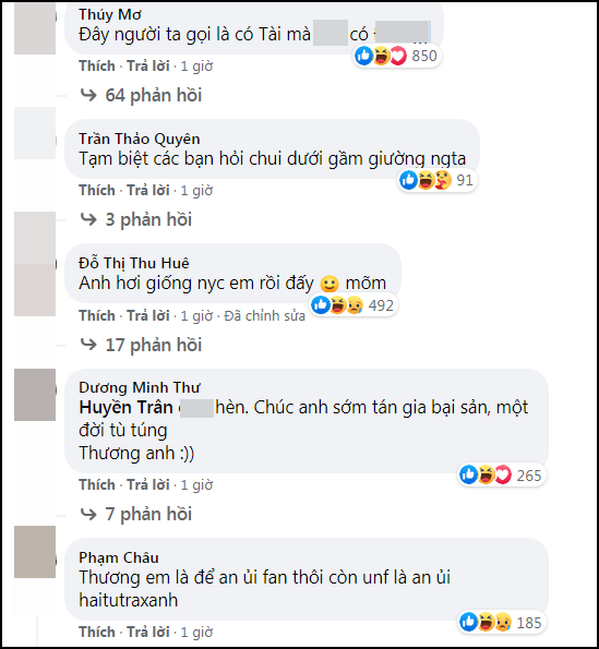 Một dân mạng còn chúc 'sếp' sớm tán gia bại sản.