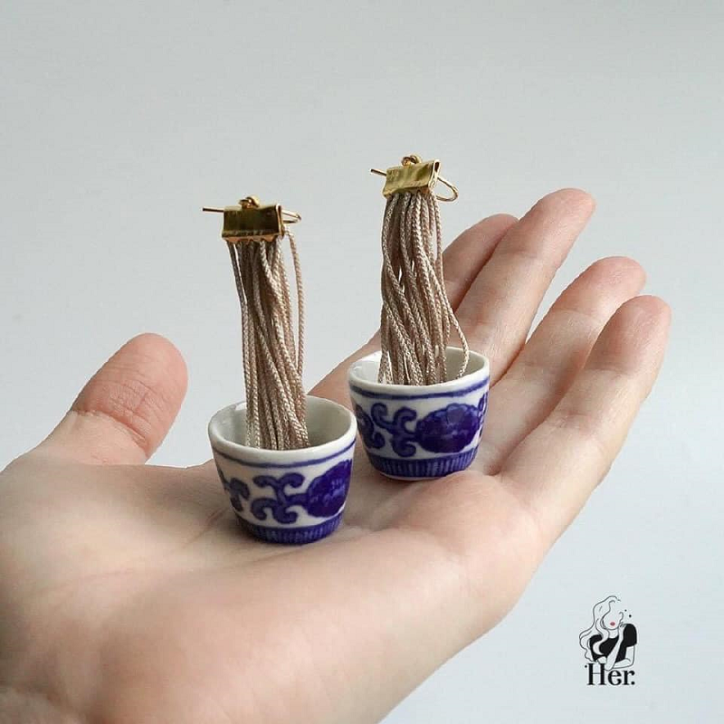 Nhiều người dự đoán đôi hoa tai này sẽ 'nổi như cồn' trong dịp Tết năm nay. Ảnh: FB Nhiều người dự đoán đôi hoa tai này sẽ 'nổi như cồn' trong dịp Tết năm nay. Ảnh: FB