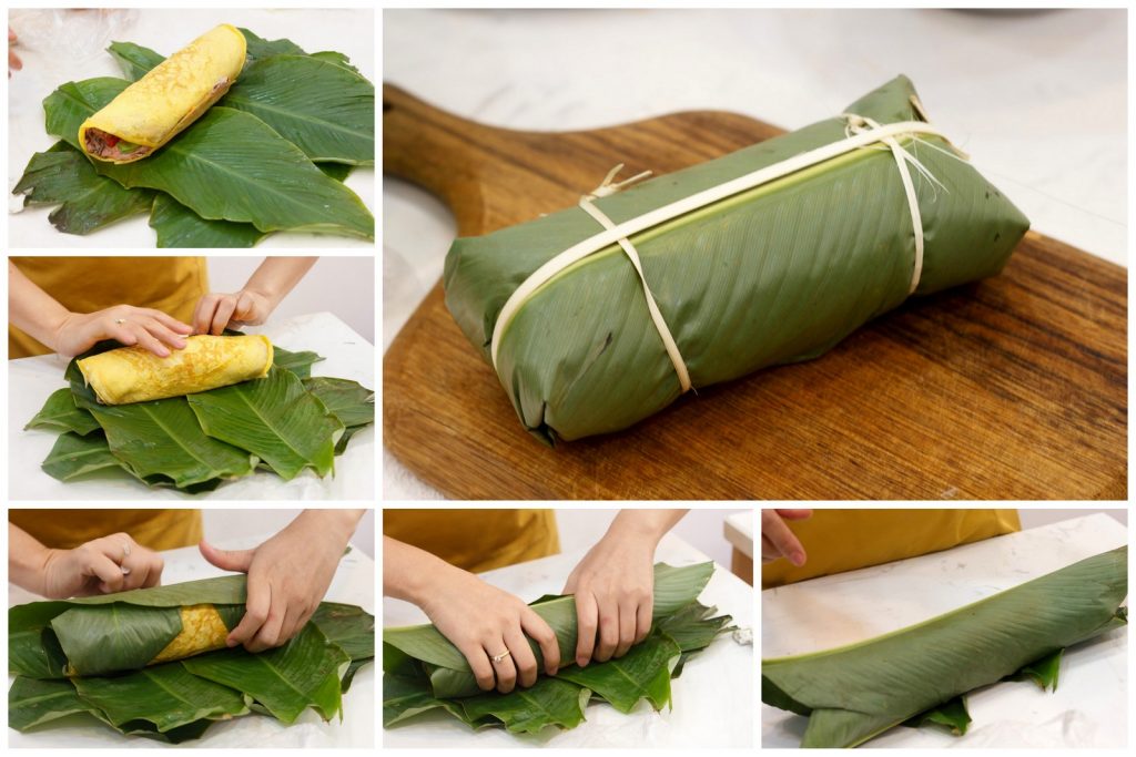 Hội gái đảm hướng dẫn làm giò hoa ngũ sắc đẹp mắt cúng mâm cỗ ngày Tết Hội gái đảm hướng dẫn làm giò hoa ngũ sắc đẹp mắt cúng mâm cỗ ngày Tết