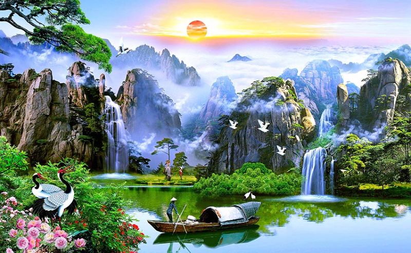 Chọn 5 kiểu tranh này treo trong nhà dịp Tết giúp gia chủ may nắm đủ đầy quanh năm